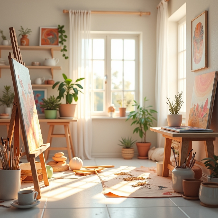 Serene Fluxerina studio space