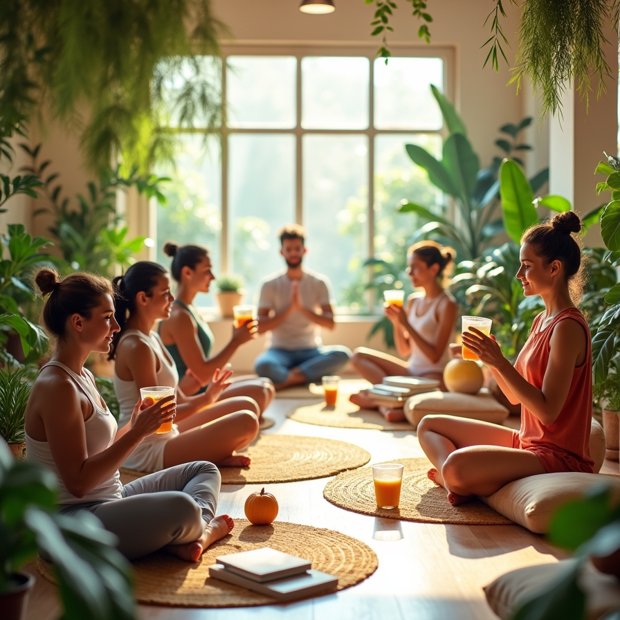 Multiple wellness activities at Fluxerina